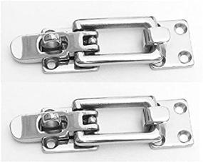img 2 attached to Pair of Secure Stainless Steel Lockable Latches from Marine Part Depot