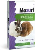 🐰 mazuri timothy hay-based rabbit food: complete and nutritious, 25 lb. bag логотип