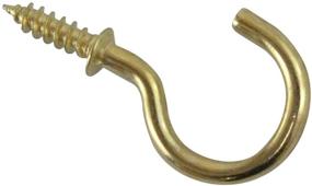 img 2 attached to 🔩 Brass Plated Dorman Inch Hooks