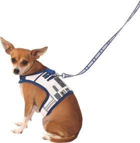 img 4 attached to 🐾 Optimized: Rubie's Star Wars R2D2 Pet Leash and Harness - Classic Design