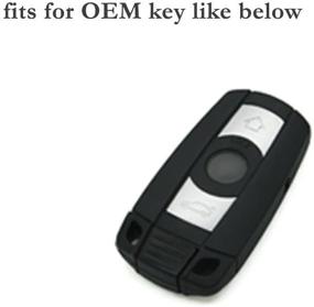 img 1 attached to 🔵 SEGADEN Deep Blue Silicone Cover Protector for BMW 3 Button Smart Remote Key Fob - CV9902