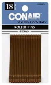 img 3 attached to 💆 Conair Brown Hair Roller Pins, 6.1 Oz