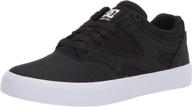 👟 dc kalis skate black white men's fashion sneakers: style and performance combined logo