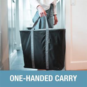 img 2 attached to CleverMade Collapsible Foldable LaundryCaddy CarryAll Storage & Organization