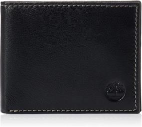 img 4 attached to Stylish and Versatile: Timberland Mens Cloudy Passcase Black Men's Accessories