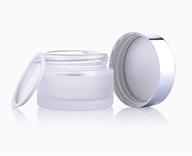 💄 akoak frosted cosmetic container: convenient refillable solution for your beauty essentials logo