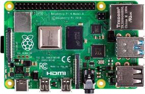 img 1 attached to 🔥 Upgrade to Raspberry Pi 4 Model B 2019 - Quad Core 64 Bit, WiFi Bluetooth (4GB) for Enhanced Performance!