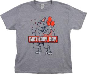 img 3 attached to T-Rex Birthday Boy Dinosaur Party, Dino Themed B-Day Youth T-Shirt