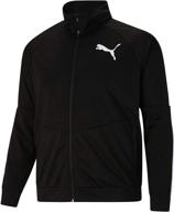 puma contrast jacket peacoat white sports & fitness for leisure sports & game room logo