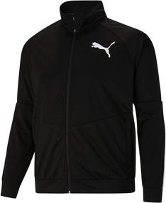 img 2 attached to PUMA Contrast Jacket Peacoat White Sports & Fitness for Leisure Sports & Game Room