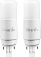 💡 silverlite 18w cfl equivalent led stick pl bulb gx23 2 cfl ballast ul classified: energy efficient lighting solution logo