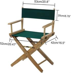 img 3 attached to 🪑 Premium Replacement Canvas Covers for Directos Chair - Counting Mars 2 Set, Green, 20cm x 52cm + 52cm x 42cm