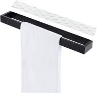 👌 kes self adhesive 16-inch towel bar: stylish hand towel holder in stainless steel matte black logo