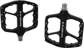 img 3 attached to Alaudark Rock Mountain Bike Pedals - DH Downhill Enduro All Mountain Cycling Pedals, Lightweight Non-Slip Flat Platform Large Pedals, Sealed 3 Bearing Design