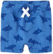 🩳 adorable boys' printed french terry shorts from the children's place logo