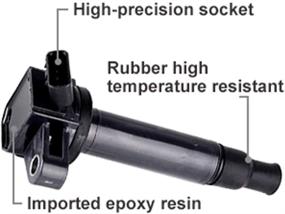 img 3 attached to 🔌 Набор из 8 портативных сменных катушек зажигания ECCPP для Lexus GS430/ GX470/ LS430/ LX470/ LX570/ SC430, Toyota Tundra/ 4runner/ Sequoia/ Land Cruiser 1998-2010 (совместим с UF230 UF493)