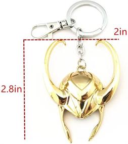 img 1 attached to Original Quality Cartoons Superhero Keychains Men's Accessories
