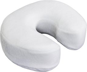 img 4 attached to 🌿 EARTHLITE Massage Face Cradle Cushion MEMORY FOAM - Premium Headrest Pillow for Massage Tables & Chairs with Washable Fleece Cover