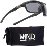 🕶️ wynd blocker airdam sunglasses for motorcycle riding, driving, fishing, boating wrap logo