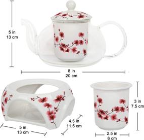 img 2 attached to 🌸 Teabloom Cherry Blossom Teapot: Exquisite Flowering Tea Experience