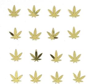 img 2 attached to 🎉 Vibrant Gold Confetti Marijuana Leaf – Retail Pack #9712 QS0: Enhance your Celebrations!