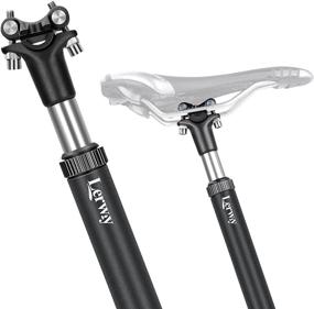 img 4 attached to 🚲 LERWAY Shock Absorbing Suspension Seatpost 27.2/30.9/31.6mm – Adjustable Alluminum Alloy Bike Seat Post Damper, 350mm – Ideal for MTB, Road, BMX Bicycles