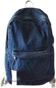 img 4 attached to College School Bags Backpacks Girls Kedera Denim Cute Bookbags Student Backpack School Laptop Backpack Bag Pack Super Cute For School For Teenage (Dark Blue)