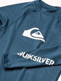 img 1 attached to Quiksilver Sleeve Youth Rashguard Shirt for Boys' Swim Wear