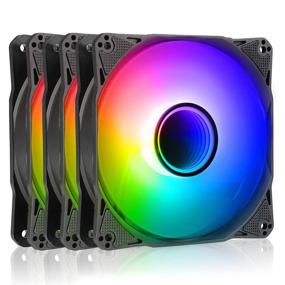 img 4 attached to 🌈 Вентиляторы Antec Infinity Series с адресной RGB-подсветкой - вентилятор корпуса 120 мм, 3 штуки ARGB ПК-вентиляторов