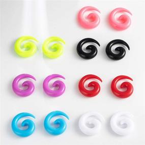 img 3 attached to IPINK 12Pcs 1 6MM 00G Acrylic Stretcher Expander