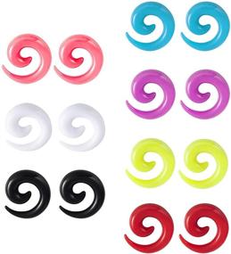 img 4 attached to IPINK 12Pcs 1 6MM 00G Acrylic Stretcher Expander