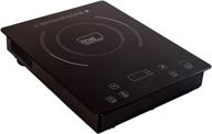 efficient true induction ti-1b cooktop: powerful 1800 watts single burner for energy-saving counter inset cooking logo