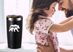 img 2 attached to 🐻 Papa Bear 20 OZ Tumbler: The Perfect Gift for Fathers Day, Birthdays, and Christmas!