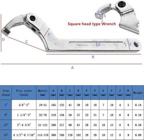 img 3 attached to 🔧 Eowpower Adjustable Chrome Vanadium Spanner