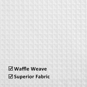 img 2 attached to Waffle Weave Shower Curtain Fabric