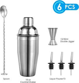 img 3 attached to 🍸 Stainless Steel Professional Martini Bartender Equipment & Supplies for Cocktail and Food Service