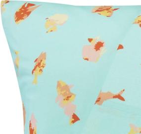 img 2 attached to 🐠 Nautica Tropical Fish Cotton-Rich Full Size Kids Sheet Set - Orange Fish Design on Aqua Ground