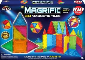 img 4 attached to 🧲 Discover the Endless Possibilities with the Cra Z Art Magrific Magnetic Set – 100 Pieces!