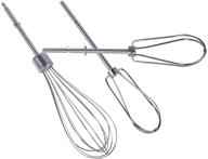 w10490648 &amp; khmpw stainless steel pro whisk turbo beaters by wadoy - ideal 🔧 for hand mixer, perfect for cream, mousse, meringue, shakes, eggs - replaces ap5644233, ps4082859, khm2b, khm512bm логотип