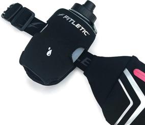 img 2 attached to 🏃 Fitletic Running Bottle Holder 8 Oz Black Single: Ultimate Triathlon, Trail, and Ironman Accessory for Hydration on the Go