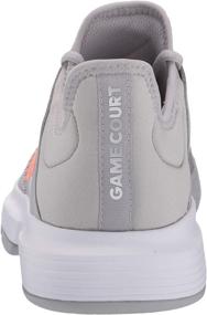 img 2 attached to 👟 Adidas Women's Gamecourt Athletic Shoes - White Silver