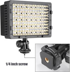 img 1 attached to Neewer 3-Pack 160 LED CN-160 Регулируемая яркость светодиодная видеокамера/камкордерная видеолампа с ультра высокой мощностью.