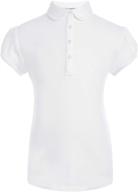 👚 tommy hilfiger sleeve interlock collar girls' tops, tees & blouses logo