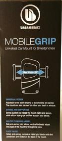 img 1 attached to 📱 Securely Mount Your Smartphone with Urban Beatz Mobile Grip Universal Car Mount