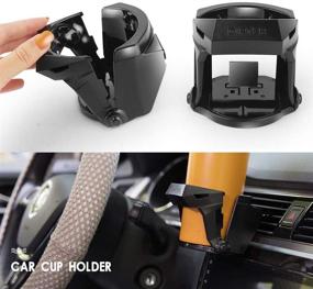 img 2 attached to 🚗 LITTLEMOLE Car Cup Holder: Adjustable A/C Vent Mount for Coffee, Water, Juice, Tea – Best in-car Drink Holder Stand!