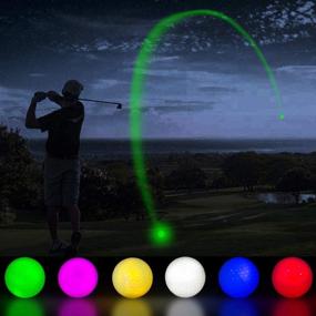 img 2 attached to 🏌️ Glow in The Dark Golf Balls - Light up LED Golf Balls for Night Golf - Perfect Gifts for Men, Kids, and Women - THIODOON