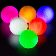 🏌️ glow in the dark golf balls - light up led golf balls for night golf - perfect gifts for men, kids, and women - thiodoon логотип