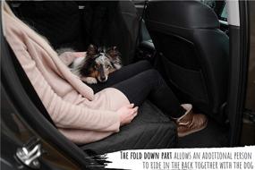 img 1 attached to 🐶 goodestboi Dog Car Backseat Cover - Waterproof and Non-Slip Hammock for Cars, Trucks, and SUVs: Easy to Clean, 54"W x 58"H, with Mesh