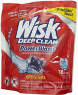 🧼 почувствуйте безупречную чистоту с wisk deep clean powerblasts оригинал (18 штук) логотип