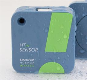 img 1 attached to 🌡️ SensorPush HT.w Wireless Thermometer/Hygrometer: Water-Resistant for iPhone/Android. Indoor/Outdoor USA Made Humidity/Temperature/Dewpoint/VPD Monitor/Logger. Smart Sensor with Alerts